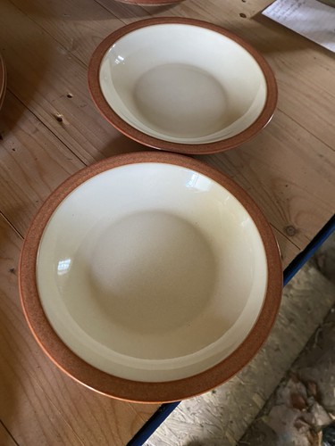 Denby fire rimmed soup - fire,