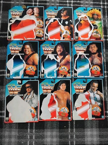 Wwf hasbro figure backing - hasbro,