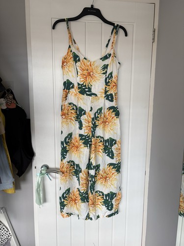 Zara floral strap jumpsuit - zara,