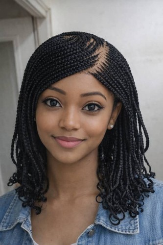New glueless full - lace, braided