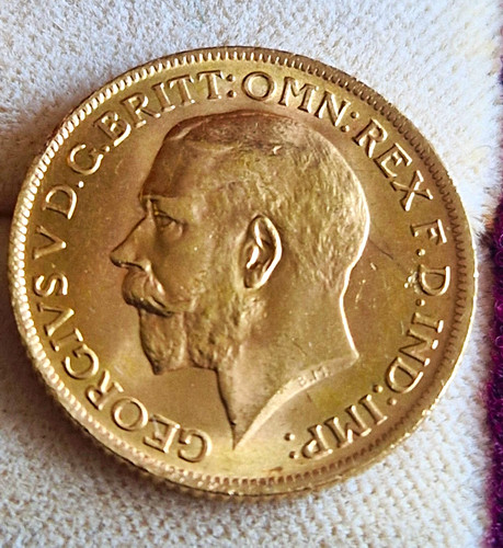 1914 george gold sovereign - 1914, v