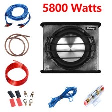 5800W 12" Hikity Bass box car audio sub woofer AMP active amplified NEW 2024/25