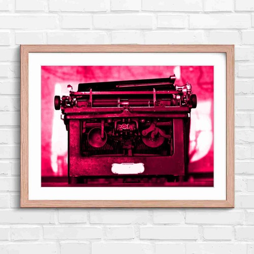 Vintage typewriter mechanism - vintage,
