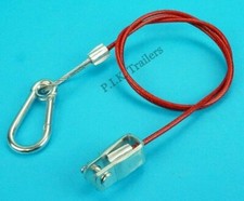Breakaway Cable with CLEVIS PIN Fitting for Ifor Williams Horsebox & Trailer