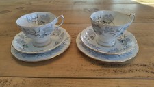 'Tea For Two' Royal Albert 6 Piece Tea Set Silver Maple