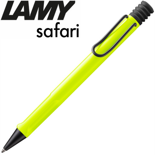 Lamy safari ballpoint pen - lamy, neon