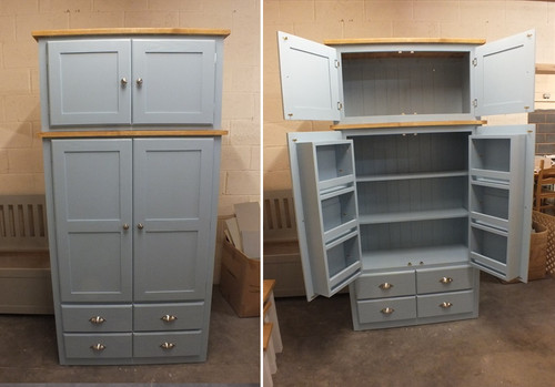 Painted door larder cupboard - painted,