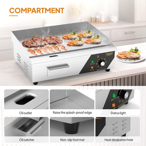 Electric griddle flat hotplate - electric,
