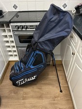 TITLEIST PLAYERS 5 STADRY STAND BAG. NAVY/BLUE