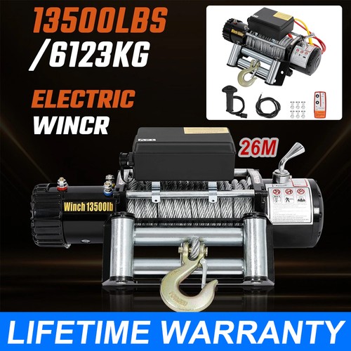Heavy duty electric winch - electric, 12v