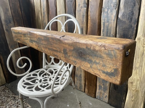 Reclaimed solid wood fireplace - reclaimed,