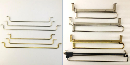 Wardobe tie rail - tie, pull-out