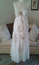 Peruzzi White Cotton Maxi