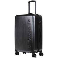 Newcom ABS Hard Shell Suitcase 24" Iron Grey Travel 4 Wheels Cabin Hand Luggage