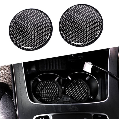 2pcs black carbon fiber car - 2pcs,