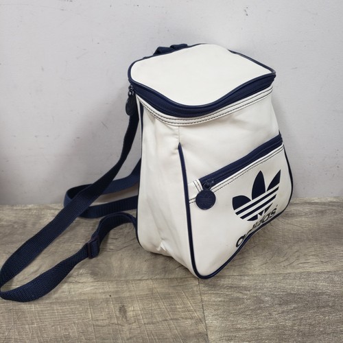 Vintage 80s white blue adidas - 80s, white/blue