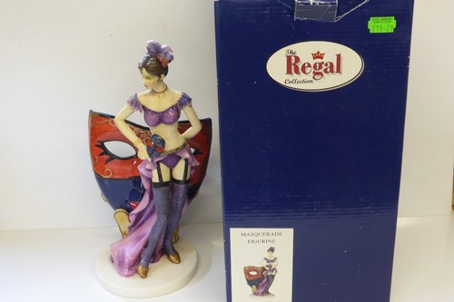 Regal masquerade figurine - , "