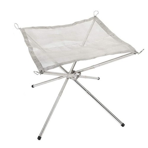 Portable folding fire pit mesh - fire,