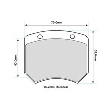 Pagid RSH42 Brake Pads To Fit