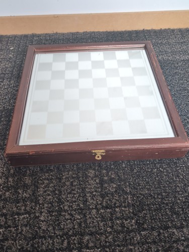 Vintage glass chess set - glass,