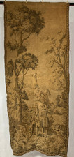 Vintage French Beautiful Hunting Scene Gobelin Wall Hanging Tapestry 265x119 cm
