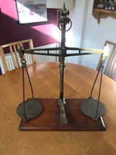 Old vintage balance scales