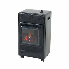 Lifestyle Living Flame Portable Indoor Gas Cabinet Heater - Black 3.4kW BNIB