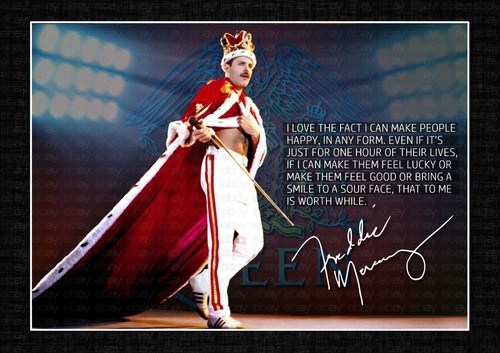 Queen freddie mercury signed - freddie,
