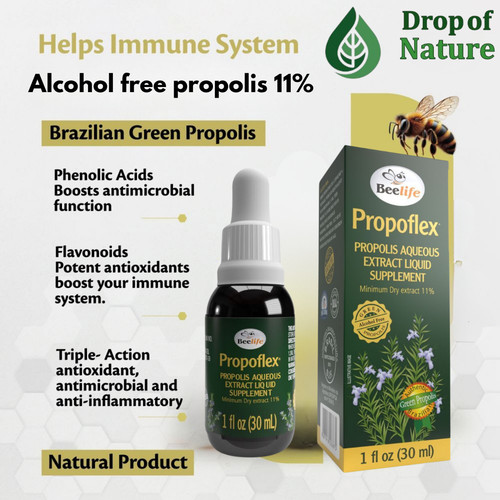 Green propolis extract - green,