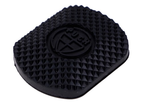 Black rubber brake pedal - , for