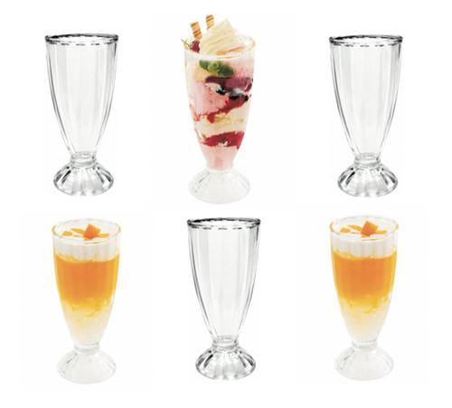 Set milkshake glasses - set,