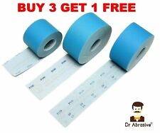 115mm Hook and Loop Sandpaper Roll 3 meters Velour Pads Sanding Strips 40-2000