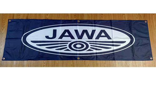 Jawa banner 5x5ft garage - jawa, 1.5x5ft