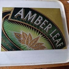 Amber Leaf Large Display Tin