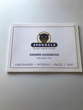 Avondale owners handbook Year