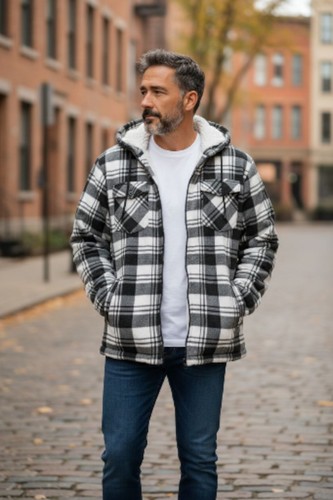 Hooded fur lined - hooded,
