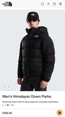 The north face himalayan down - the,