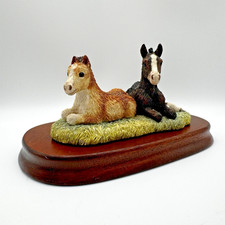 Border Fine Arts Vintage Spring Arrivals 1996 Shetland and Cob Ponies Rare B0008