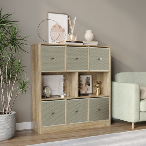 Asymmetrical oak cube - 8,