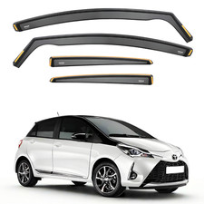 ISPEED Wind Deflectors for Toyota Yaris MK3 2011-2019 5-Door Hatchback 4pc Set