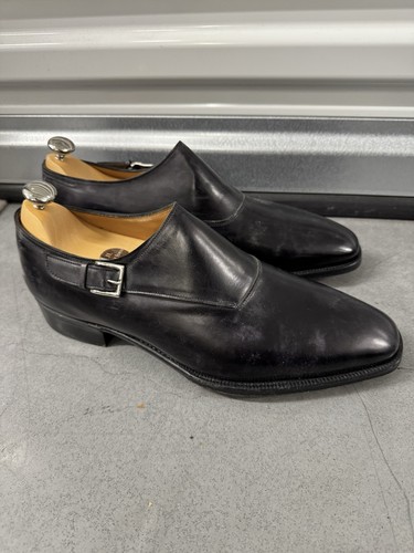 John lobb leather monk - lobb,