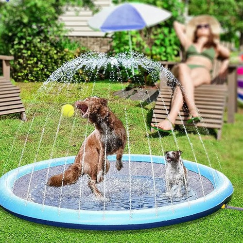 Large sprinkler play mat - play,