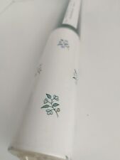 LAURA ASHLEY Vintage Wallpaper Rebecca Sapphire Sealed 1 Roll Blue White Floral 