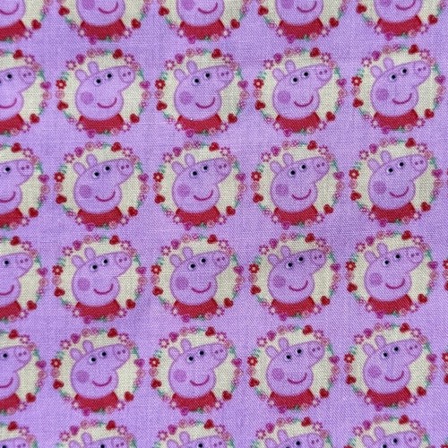 Peppa pig character fabric fat - fabric,