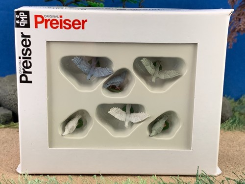 Elastolin preiser pigeons - by, 6