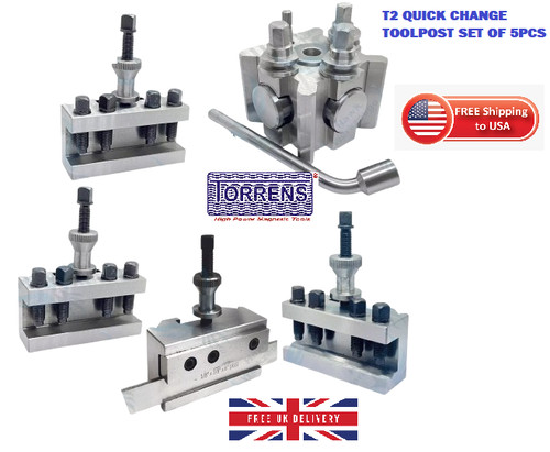 Quick change tool post set - change,