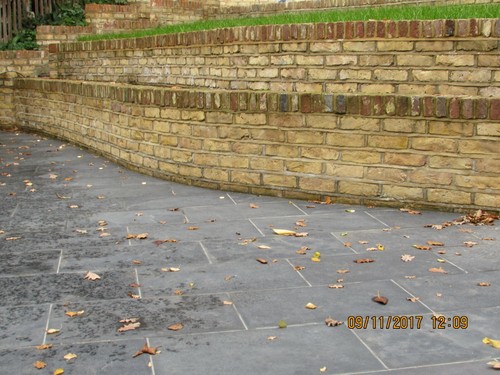 Black slate paving - slate,