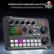 1set F998 Sound Card High Quality Recording Equipment For Live Broadcasts