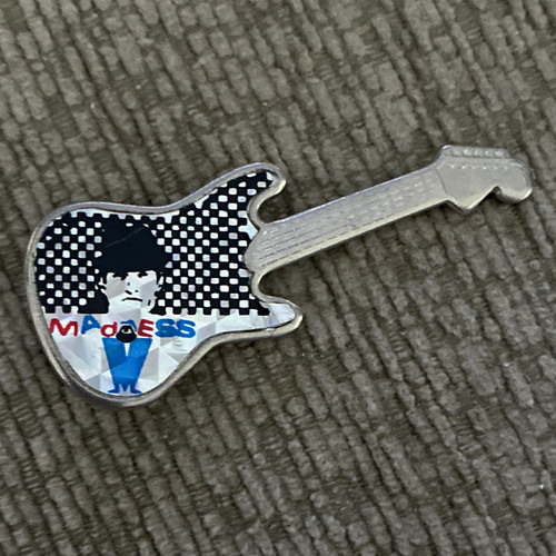 Madness guitar shaped enamel - madness,