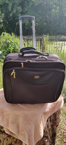 Black rolling laptop bag - black,